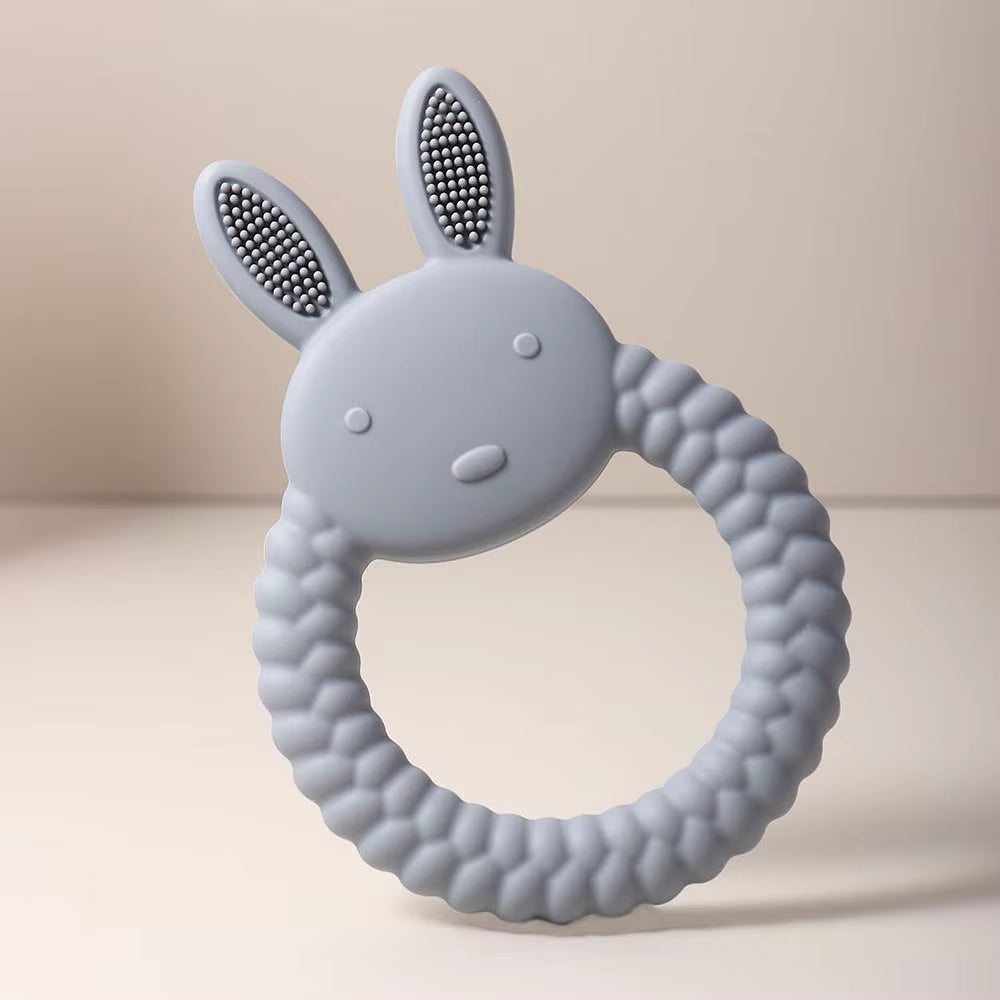 Cute Baby Rabbit Toy Silicone