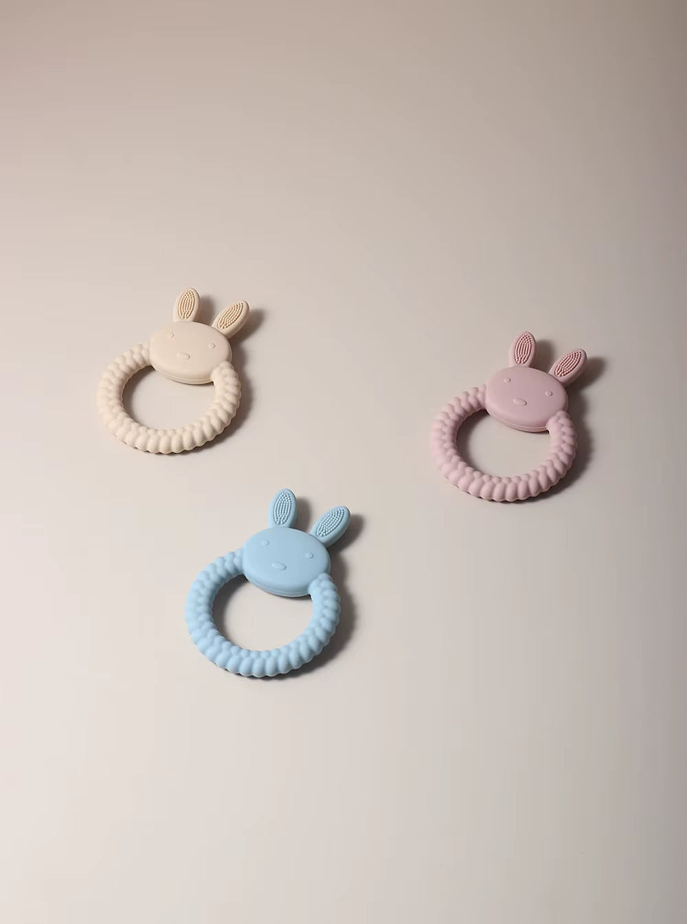 Cute Baby Rabbit Toy Silicone